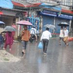 काठमाडौँसहित देशका अधिकांश स्थानमा वर्षा