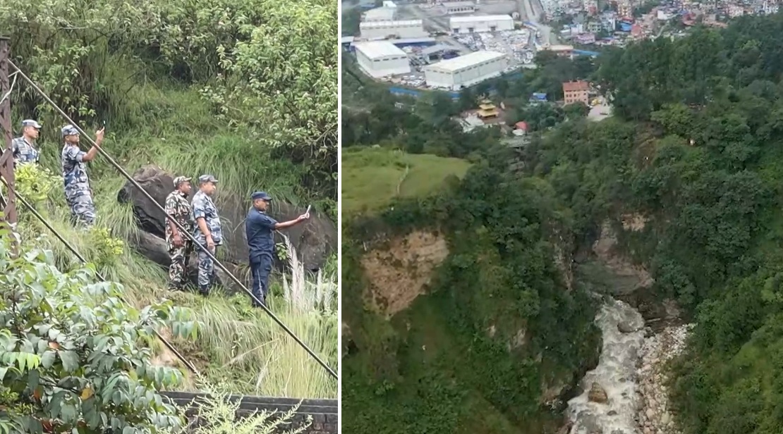 अति भारी वर्षाको प्रक्षेपणसँगै चोभार गल्छीको निरीक्षण