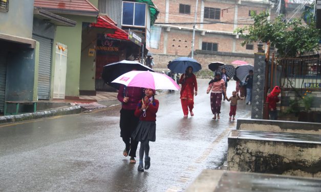 देशभर मनसुन सक्रिय, पहाडी क्षेत्रमा भारी वर्षाको सम्भावना