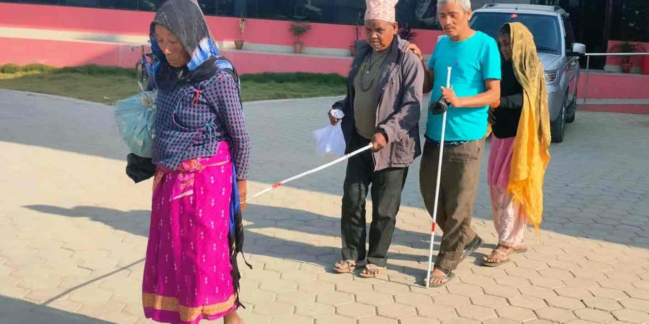उज्यालोको खोजिमा दृष्टिविहीन राना दम्पती