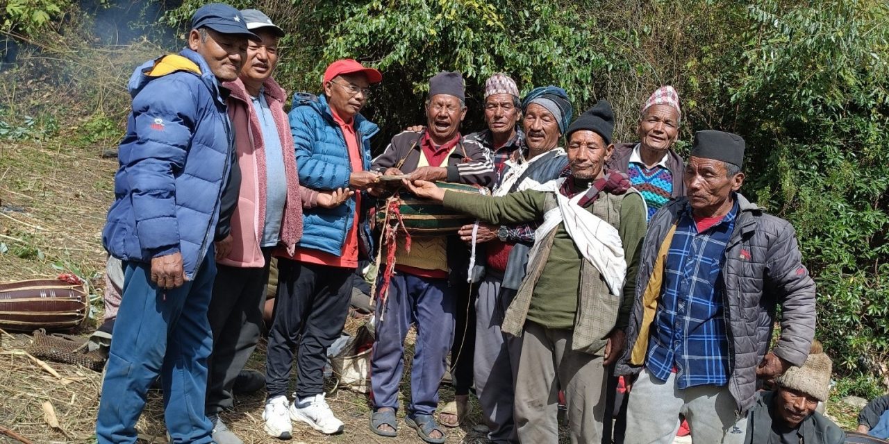 नाचगानबाट सङ्कलित रकम सडक निर्माणमा सहयोग