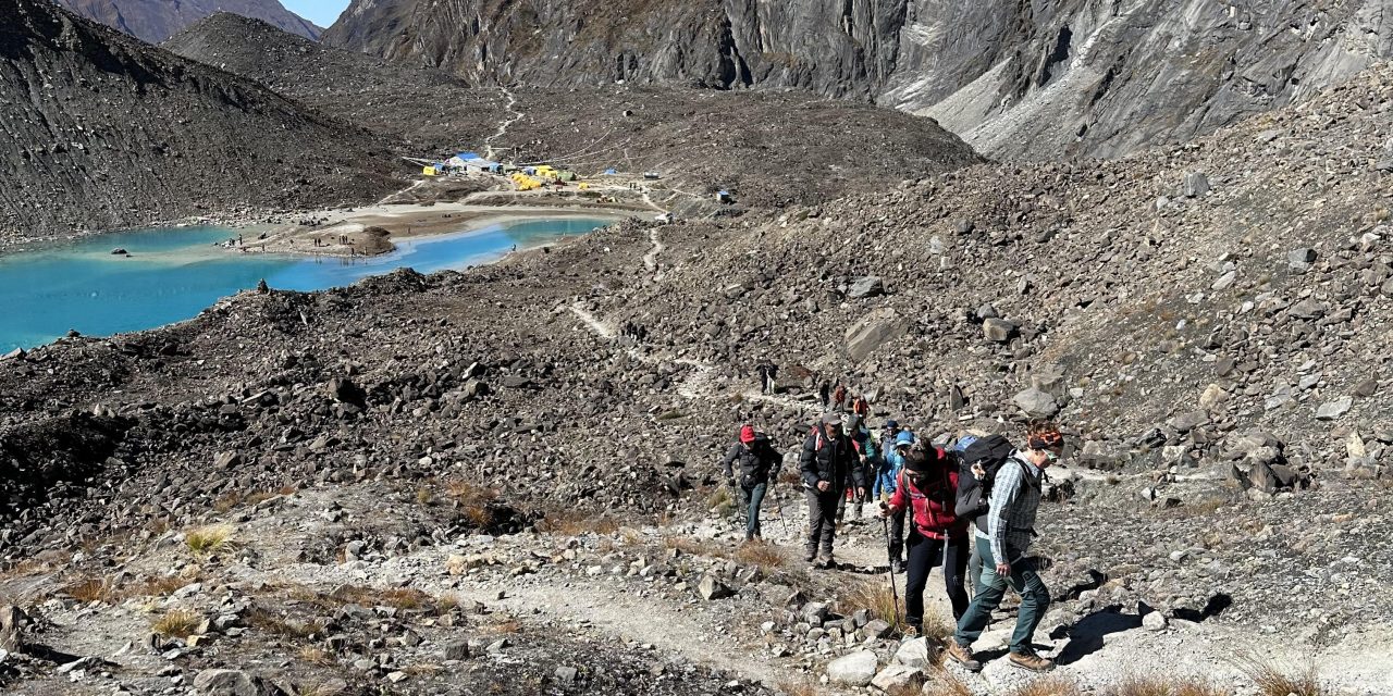 पदमार्ग निर्माण भएपछि अन्नपूर्ण आधार शिविर पुग्ने पर्यटकको चाप बढ्यो