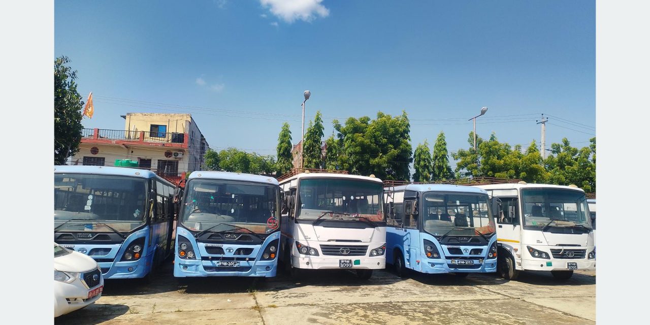 करोडौँ मूल्यका नगरबस प्रयोगविहीन