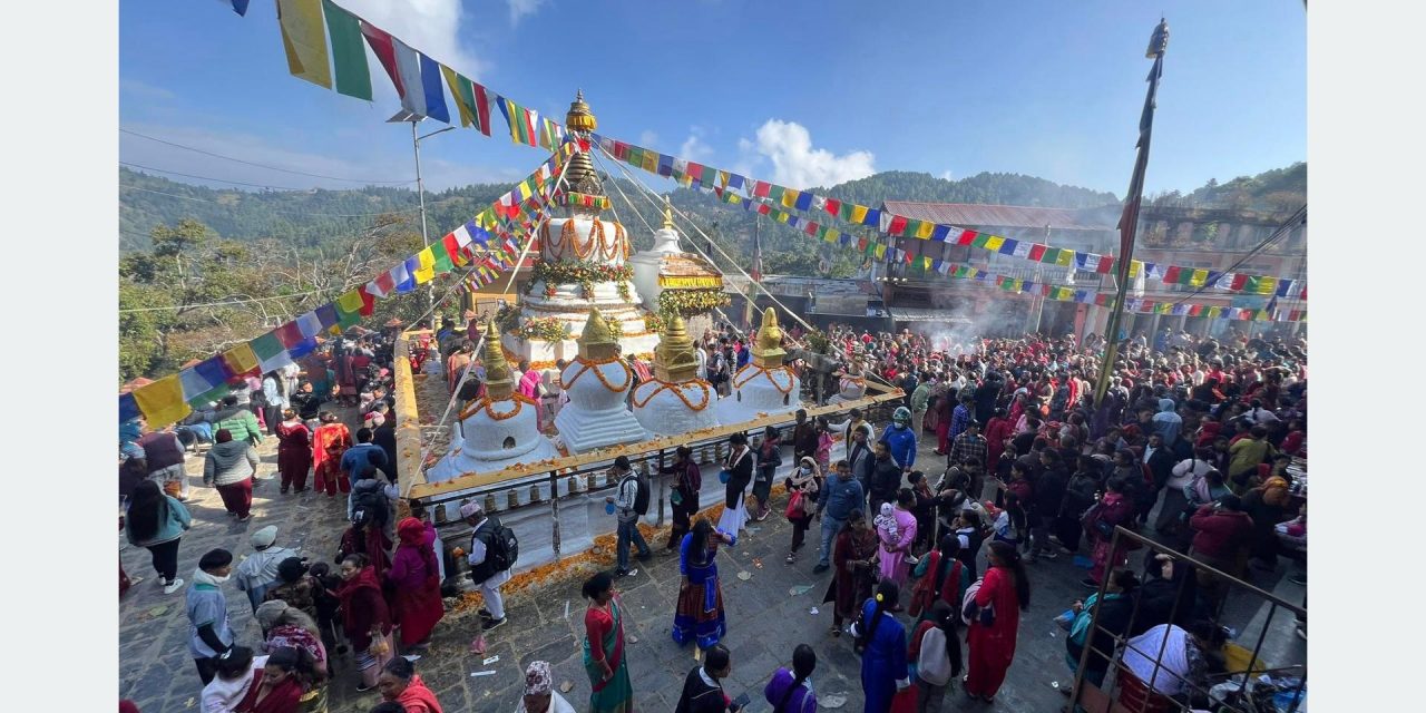 ‘पितृ’ का नाममा दीप प्रज्वलन गर्दै नमोबुद्ध जात्रा सम्पन्न