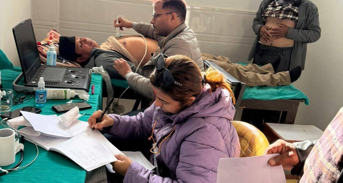 मुटुरोग उपचार शिविरमा साढे चार सयको निःशुल्क परीक्षण