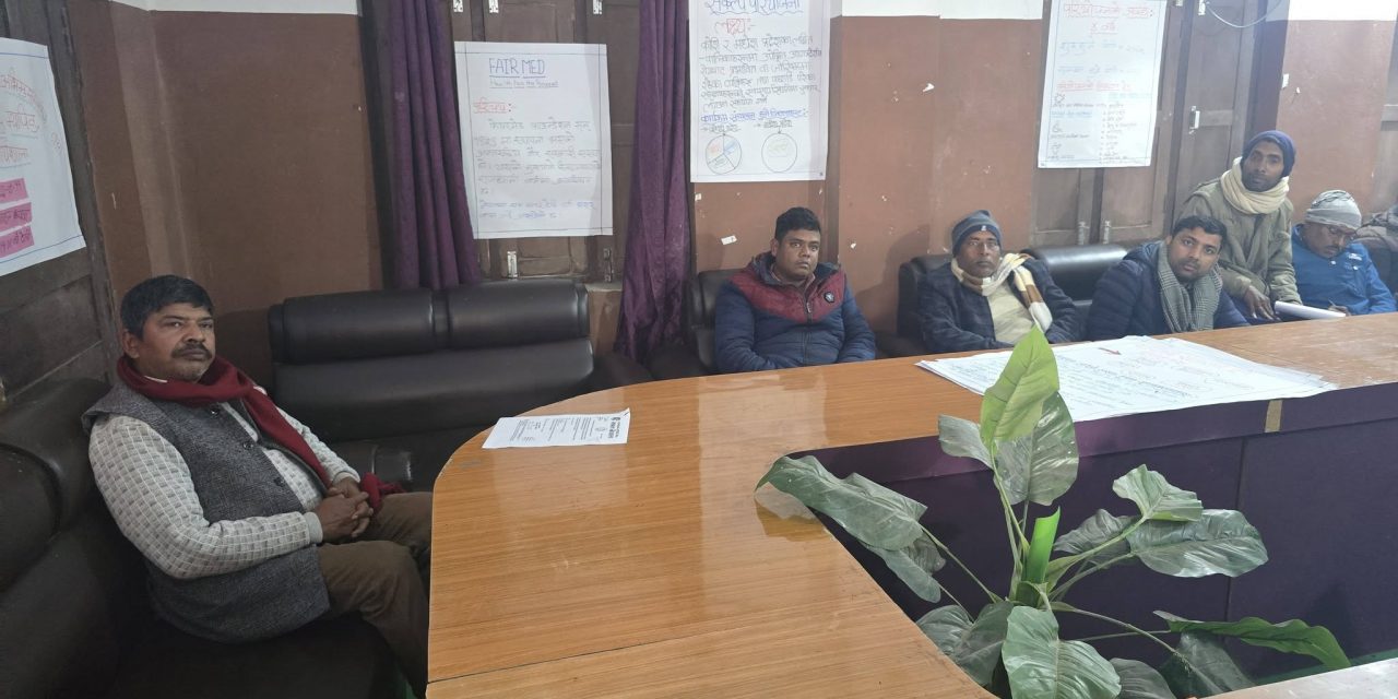 विष्णुपुर गाउँपालिकामा सबल नेपालद्वारा स्वास्थ्य तथा समावेशी विकाससम्बन्धी कार्यक्रम सञ्चालन