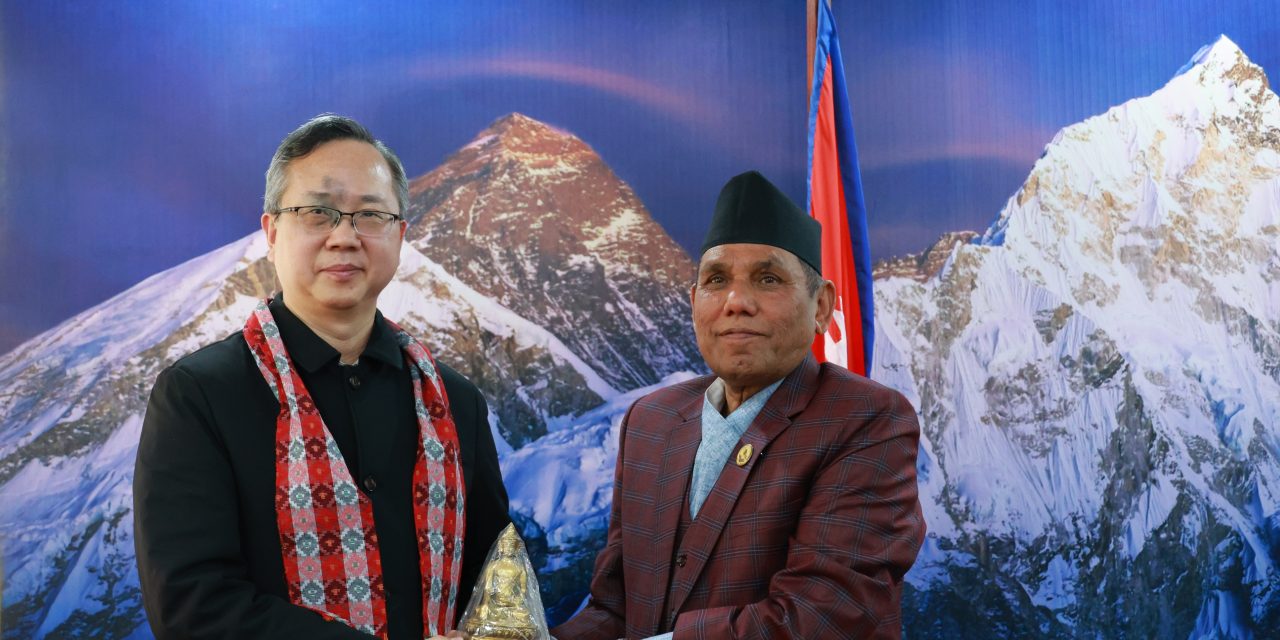 राष्ट्रियसभा अध्यक्षसँग चिनियाँ राजदूतको बिदाइ भेट