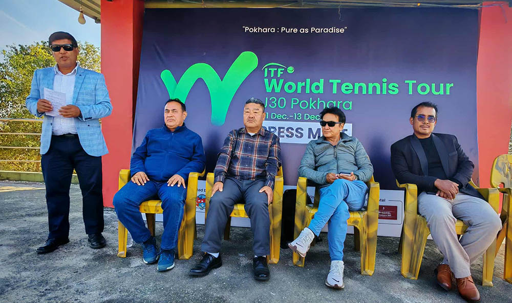 पोखरामा आइटिएफ टेनिस सुरु, १६ देशका ८० खेलाडी प्रतिस्पर्धा गर्दै