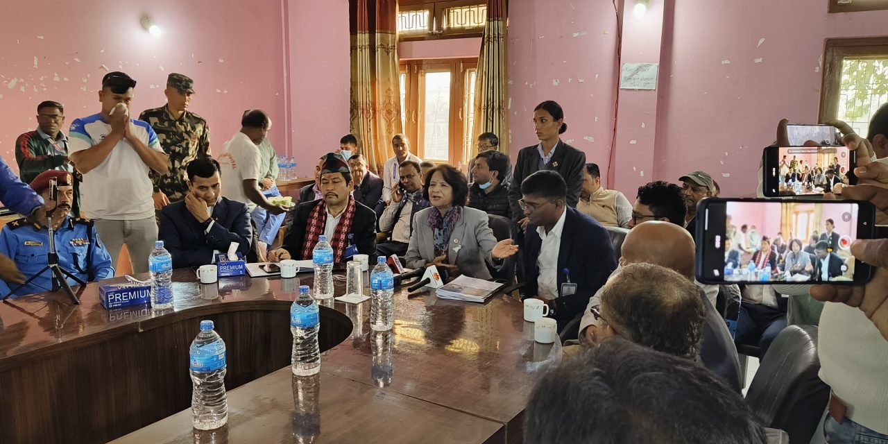 नारायणी अस्पतालको भवन निर्माण सङ्घीय सरकारको प्राथमिकतामा छ : स्वास्थ्य मन्त्री गौतम