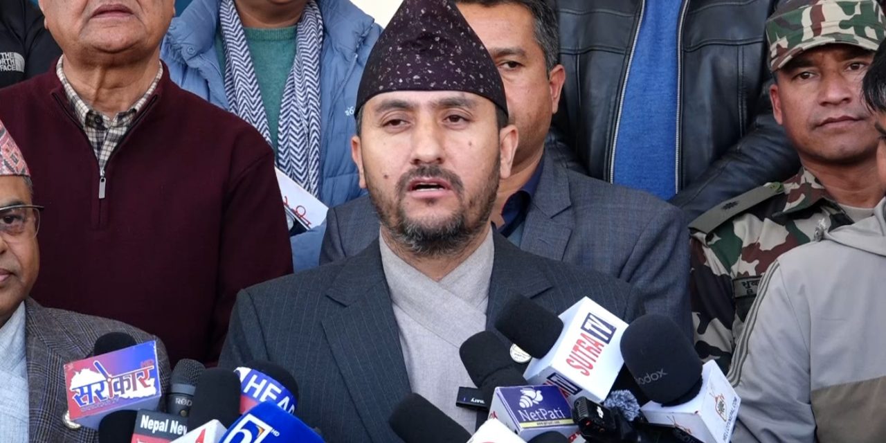सरकारले चुनावी वातावरण बनाउँछ, एमाले निर्वाचनमा भाग लिन्छ : मन्त्री खरेल