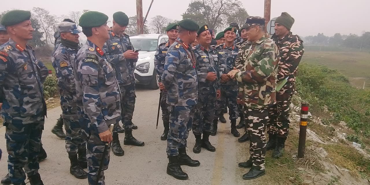 नेपाल–भारत सीमा क्षेत्रमा सुरक्षा कडाइ आईजीपी अर्यालको उच्चस्तरीय निरीक्षण