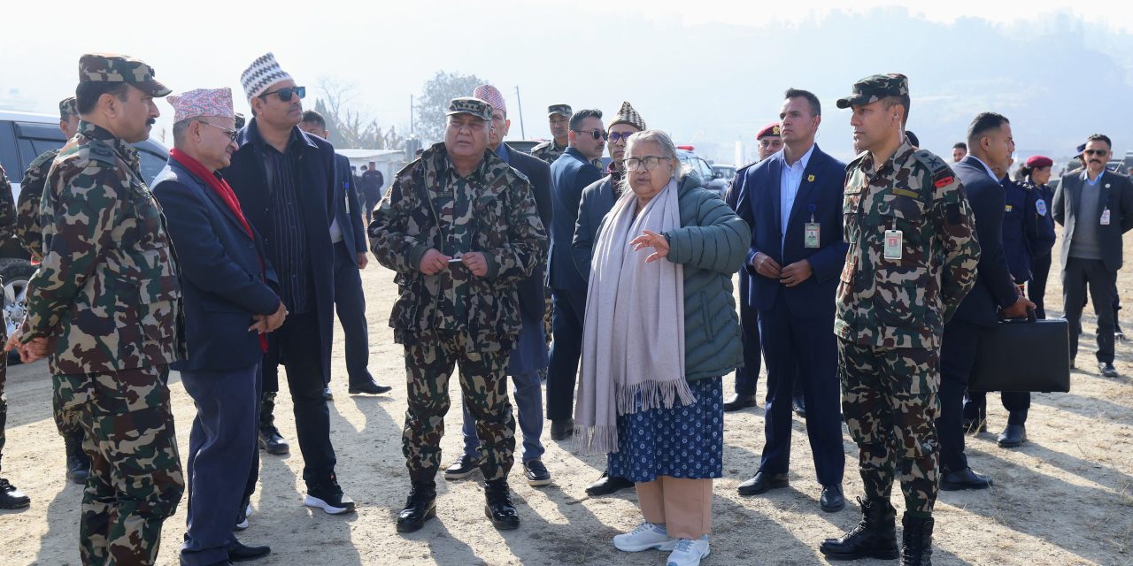 दूतमार्गमा प्रधानमन्त्रीको निरीक्षणः धाार्मिक विश्वास र सम्पदालाई असर नपार्न निर्देशन