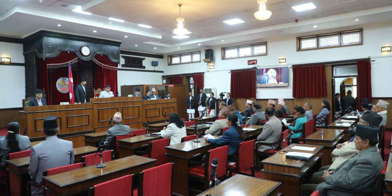 राष्ट्रियसभामा तीन अध्यादेश पेस