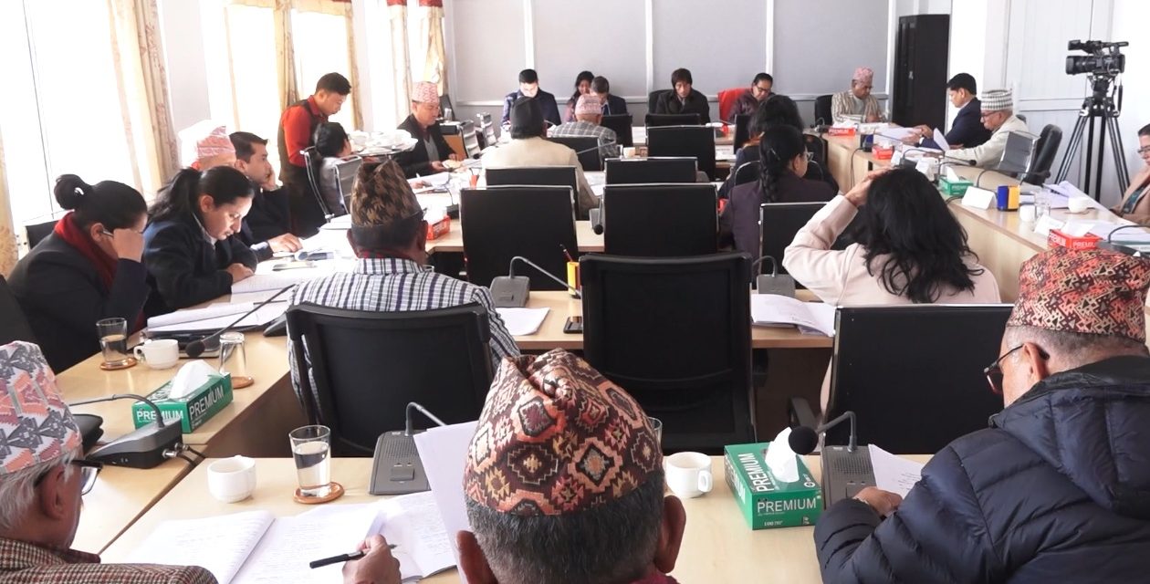 विधायन व्यवस्थापन समितिद्वारा पर्यटन विधेयक पारित