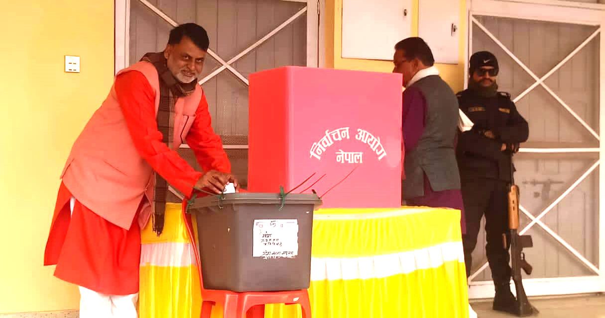 राष्ट्रियसभा निर्वाचन : मधेस-प्रदेशमा ३०० भन्दाबढीले गरे मतदान
