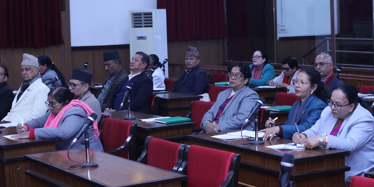 राष्ट्रियसभा : शान्तिपूर्ण वातावरणमा चुनाव सम्पन्न गराउन सरकारको ध्यानाकर्षण
