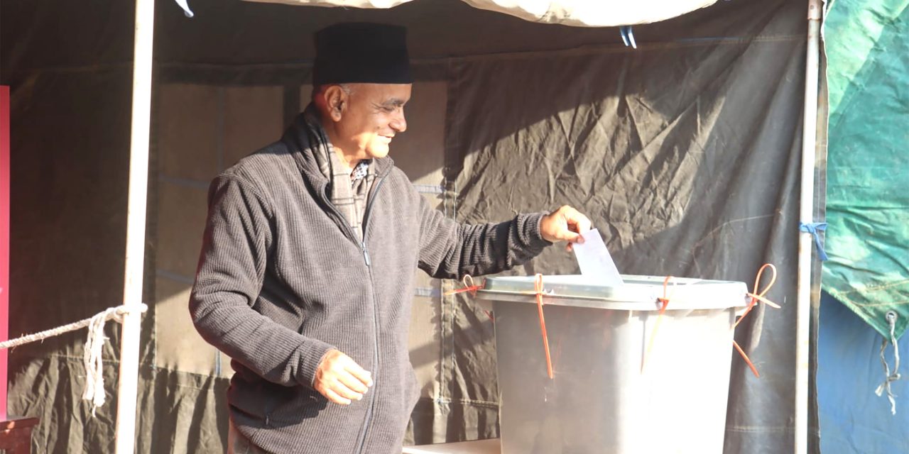 राष्ट्रियसभा निर्वाचन : कर्णालीमा एक सय ९१ मत खस्यो