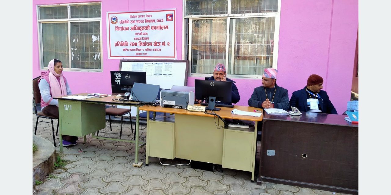 दुई पदका लागि स्याङ्जामा २८ जना चुनावी मैदानमा