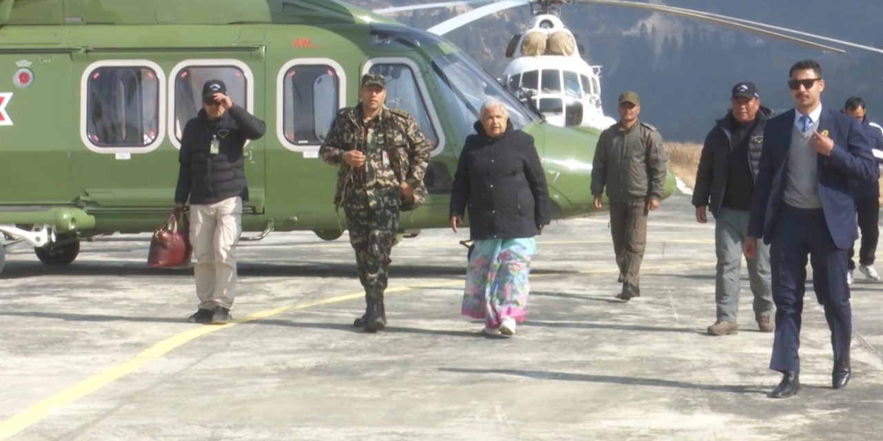 सोलुखुम्बु पुगेर प्रधानमन्त्री कार्कीले भनिन् : फागुन २१ गते नै निर्वाचन गराउन सम्भव छ
