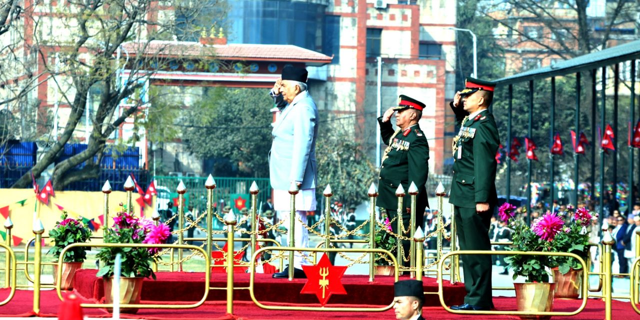 राष्ट्रपतिद्वारा टुँडिखेलमा महाशिवरात्रि बढाइँ 