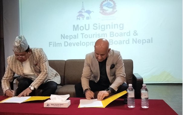 चलचित्र पर्यटन प्रवद्र्धनका लागि पर्यटन र चलचित्र विकास बोर्डबीच समझदारी