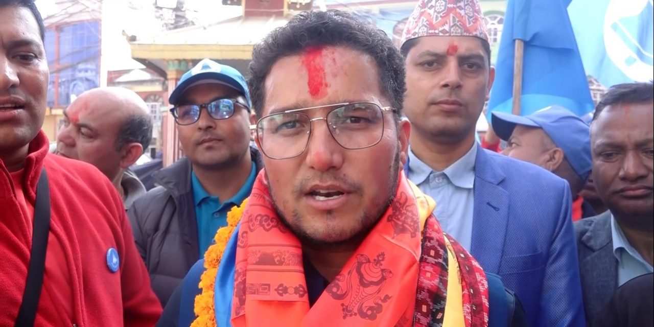 भ्रष्टाचार अन्त्य र सुशासनका लागि निर्वाचनमा होमिएको हुँ : पुकार बम