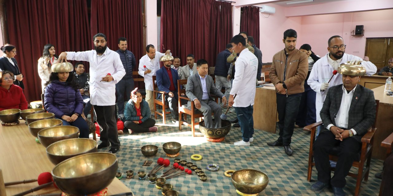 ‘ध्वनि चिकित्सामार्फत स्वास्थ्योपचार सम्भव’