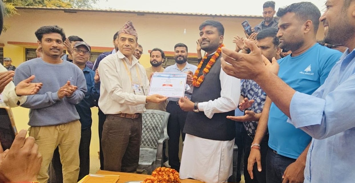 सिरहा-१ मा रास्वपाका बब्लु गुप्ता निर्वाचित