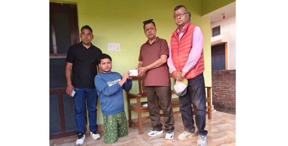 अपाङ्गता भएकालाई घरमै नागरिकता वितरण
