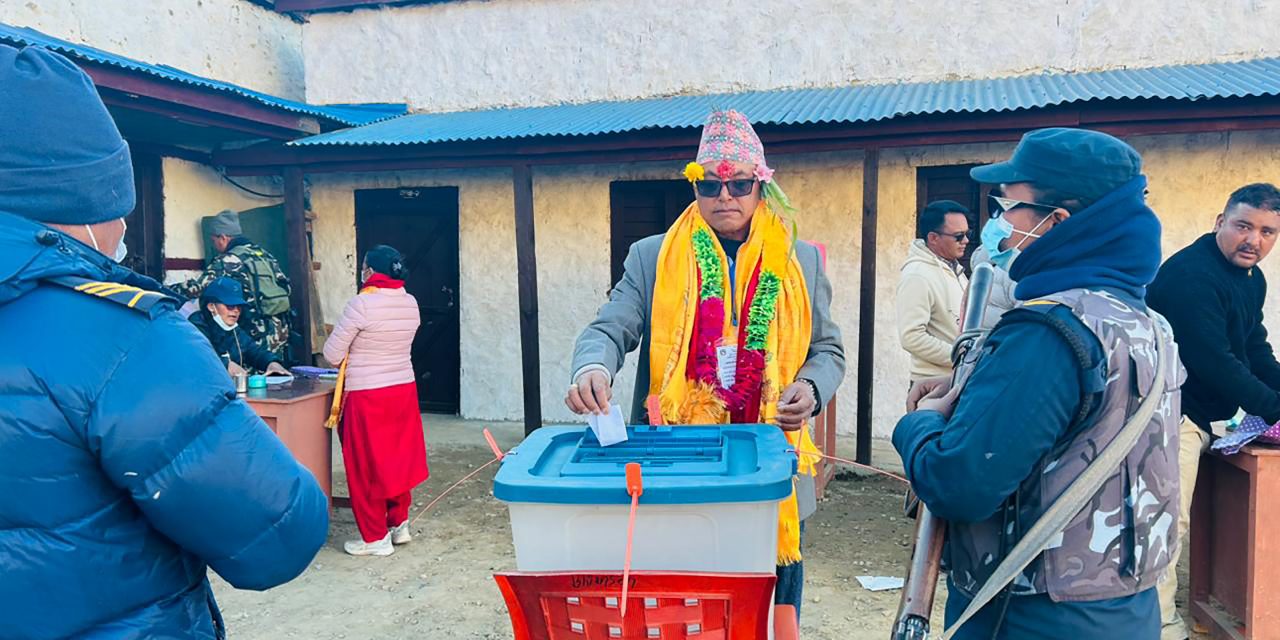 हुम्लामा शान्तिपूर्ण रूपमा मतदान जारी
