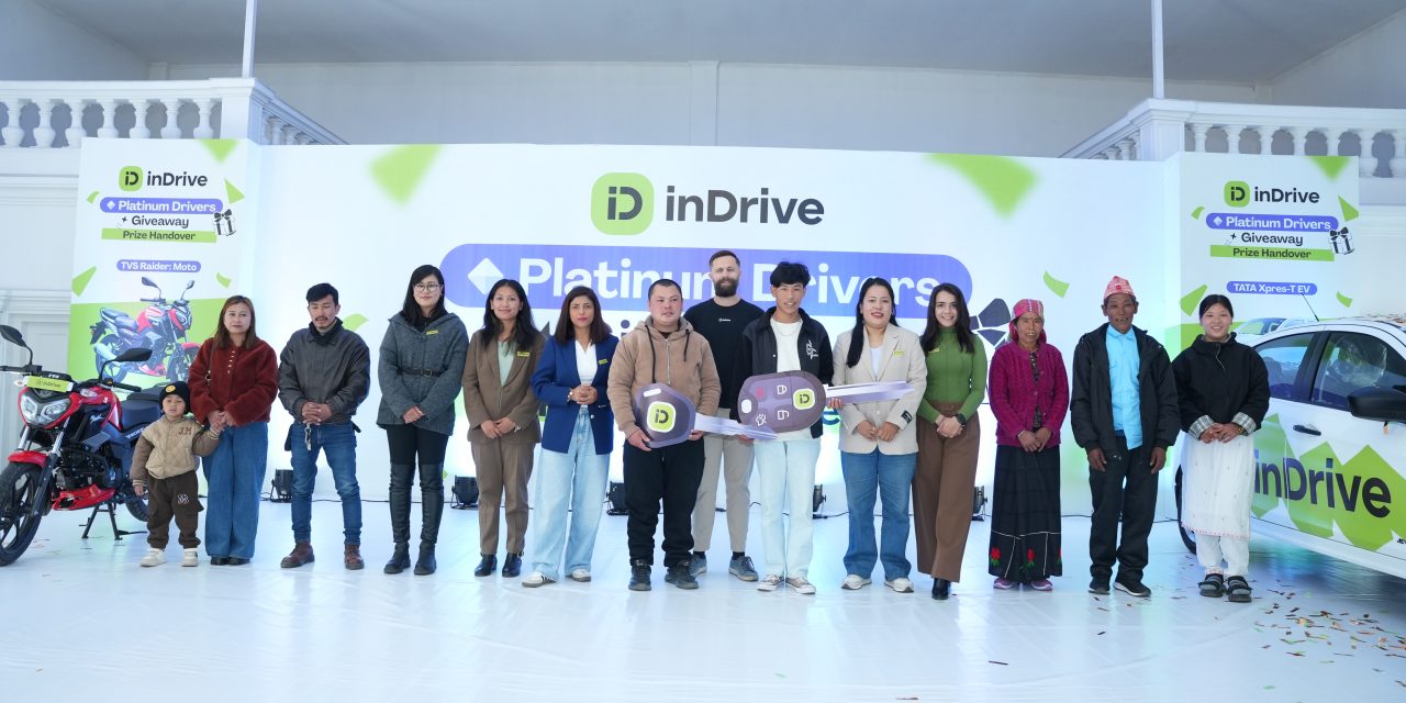 इनड्राइभद्वारा ‘प्लेटिनम ड्राइभर्स गिभअवे’ अभियानका बिजेताहरुलाई पुरस्कार वितरण