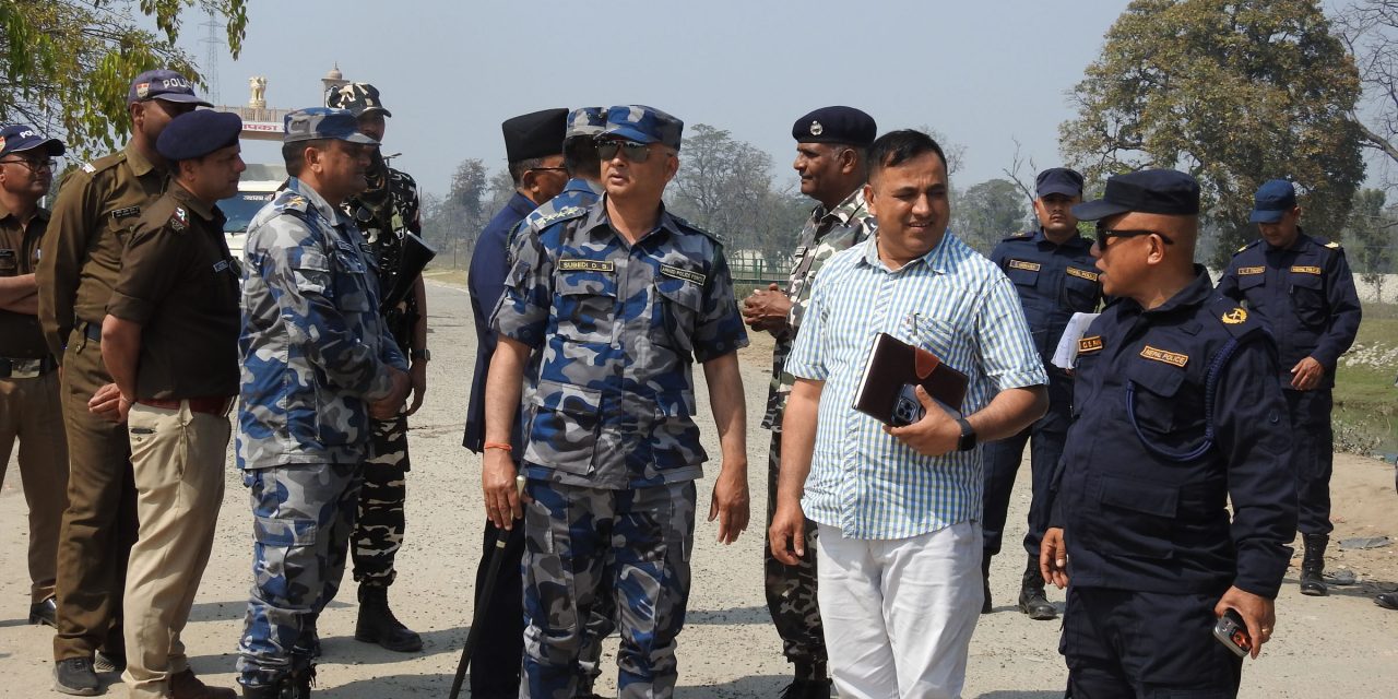 प्रदेश निर्वाचन सुरक्षा समितिद्वारा सीमा र मतदानस्थलको निरीक्षण