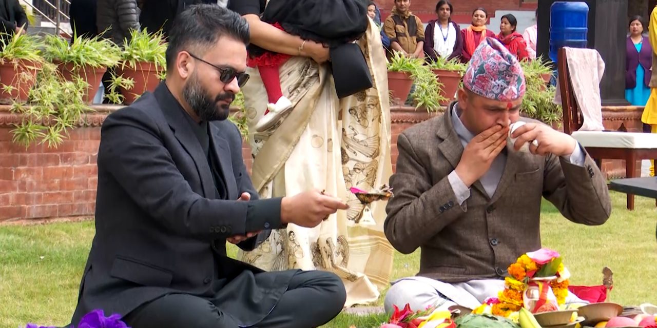 पूजापाठ गरेर बालुवाटार सरे प्रधानमन्त्री बालेन (तस्बिरहरु)