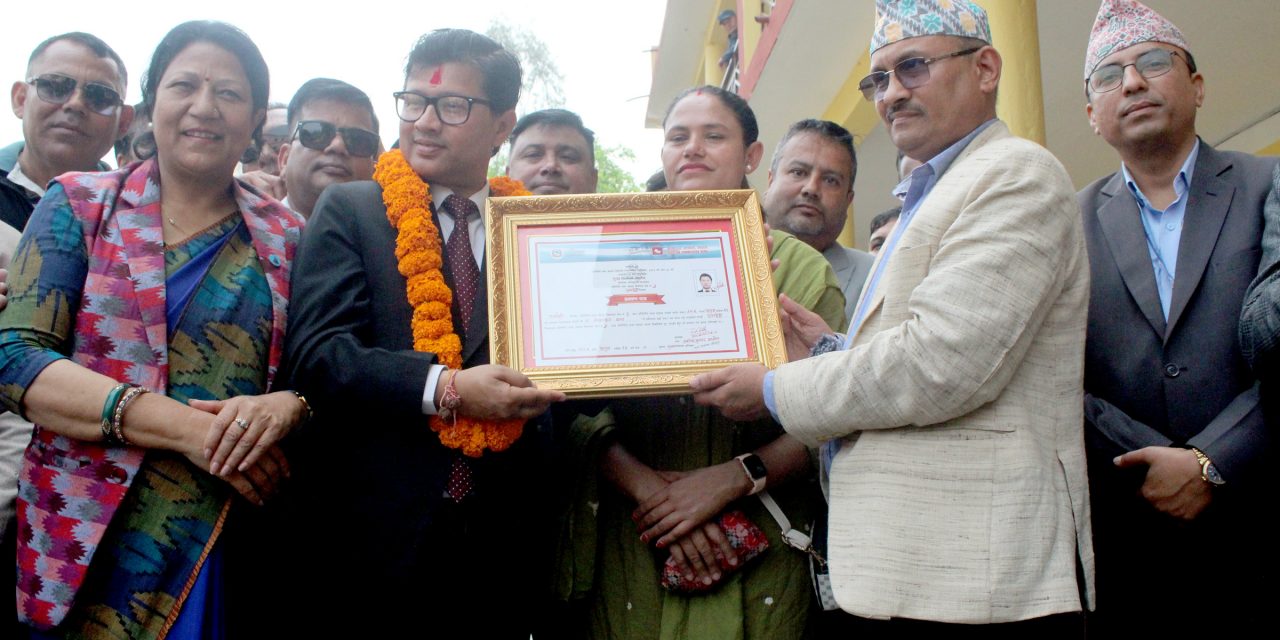 रुपन्देही–३ मा रास्वपाका लेखजङ्ग थापा निर्वाचित