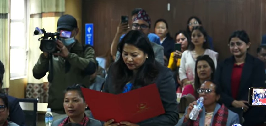 राष्ट्रिय सभाका नयाँ सांसदले लिए पद तथा गोपनीयताको शपथ