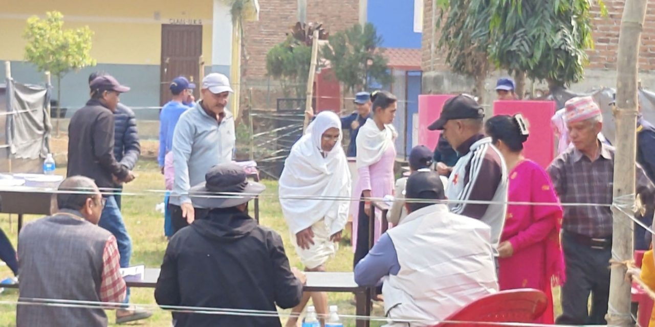 प्रतिनिधिसभा सदस्य निर्वाचनः दिउँसो २ बजेसम्म ३३.४१ प्रतिशत मतदान