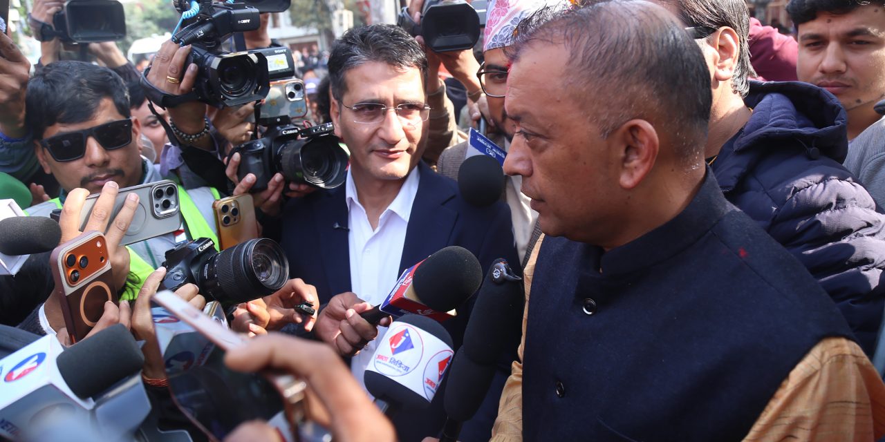 निर्वाचनले दिने ‘म्यानडेट’ले आगामी ५ वर्षमा देश सञ्चालनको मार्गचित्र बनाउँछ : गगन थापा