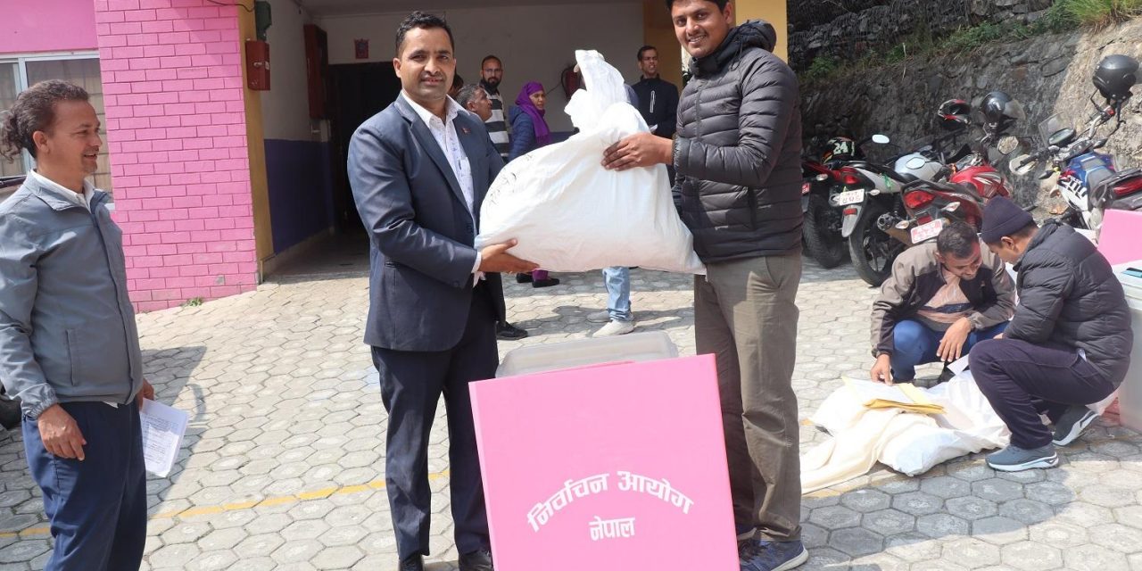 म्याग्दीमा निर्वाचनको तयारी अन्तिम चरणमा