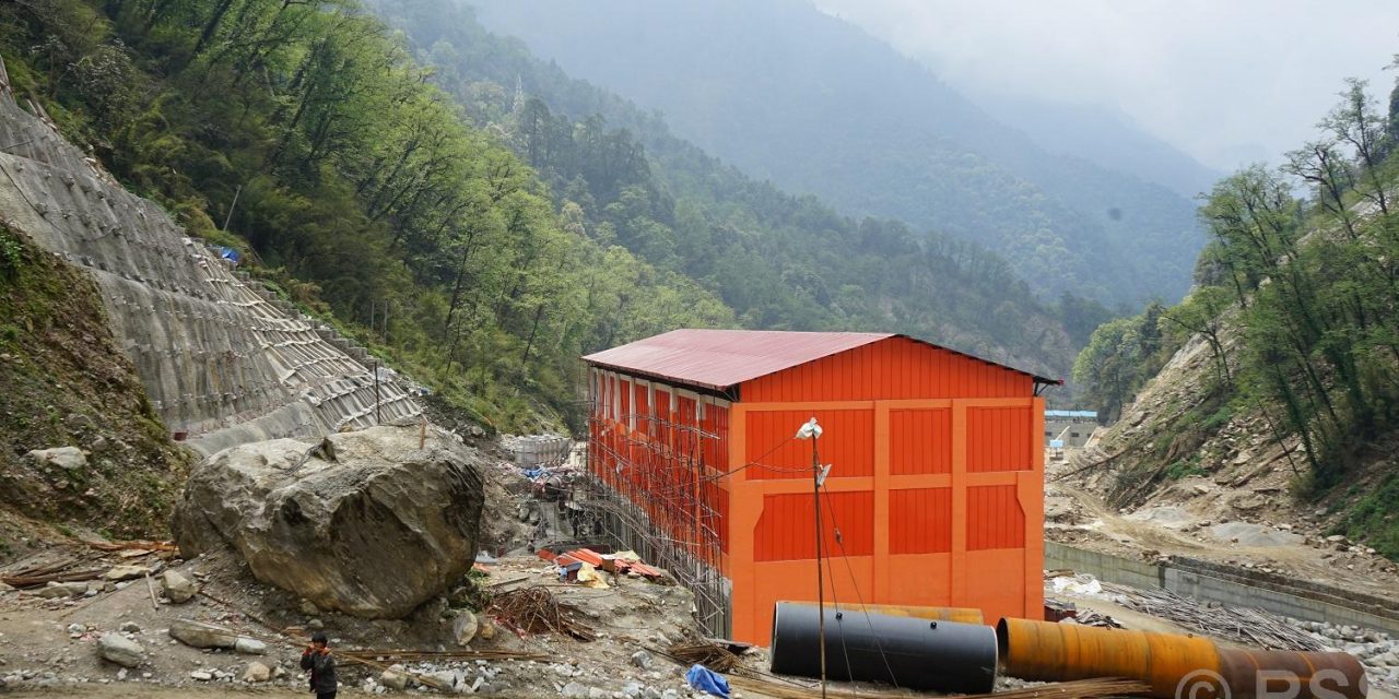 माथिल्लो ठूलोखोला जलविद्युत् आयोजना निर्माण सम्पन्न