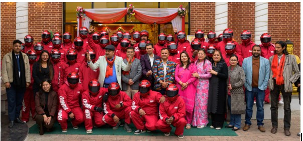 याङ्गो राइडद्वारा उपत्यका ट्राफिक प्रहरीको सहकार्यमा सडक सुरक्षा ओरियन्टेसन कार्यक्रम आयोजना