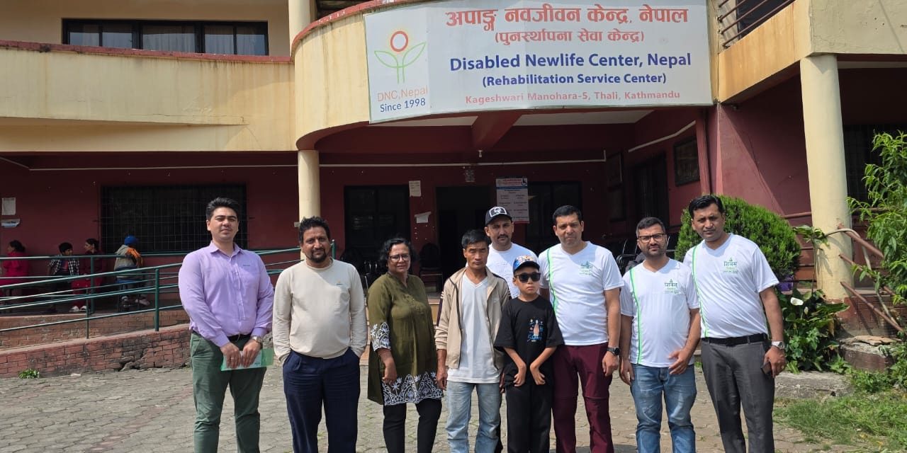 शिवम् सिमेन्टले विशेष क्षमता भएका रोल्पाका सन्देश बुढा मगरलाई शैक्षिक सहयोग