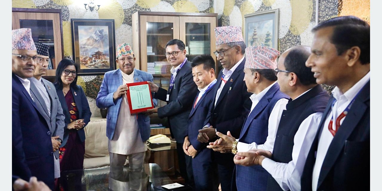 निर्वाचनसम्बन्धी प्रतिवेदन आयोगसमक्ष प्रस्तुत