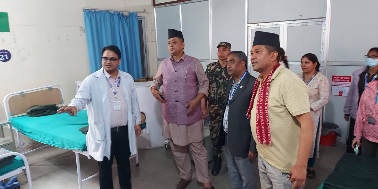प्रदेशकै उत्कृष्ट भक्तपुर अस्पताल नियाल्दै मुख्यमन्त्री बानियाँकाे प्रतिबद्धता : भवन निर्माणकाे बजेट तुरून्तै अघि बढ्छ