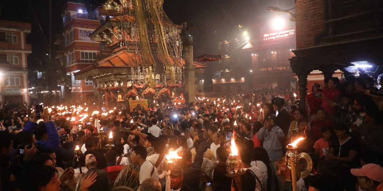 भक्तपुर थिमिः बिस्केट जात्राको रौनक