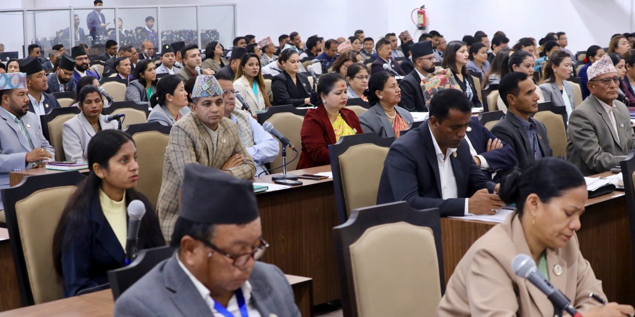 प्रतिनिधिसभा बैठक बस्दै