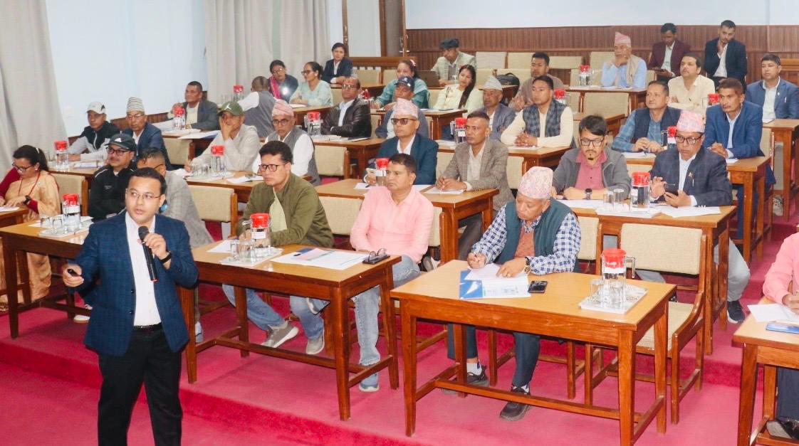 खानेपानी उपभोक्ता समितिहरुको तीन दिने क्षमता विकास तालिम सुरु