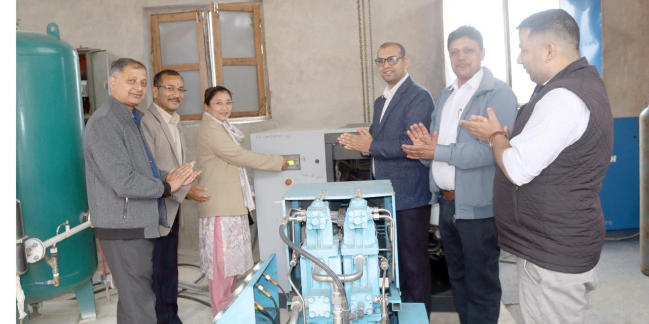 पाल्पामा बन्द रहेको अक्सिजन प्लान्ट पुनः सञ्चालन