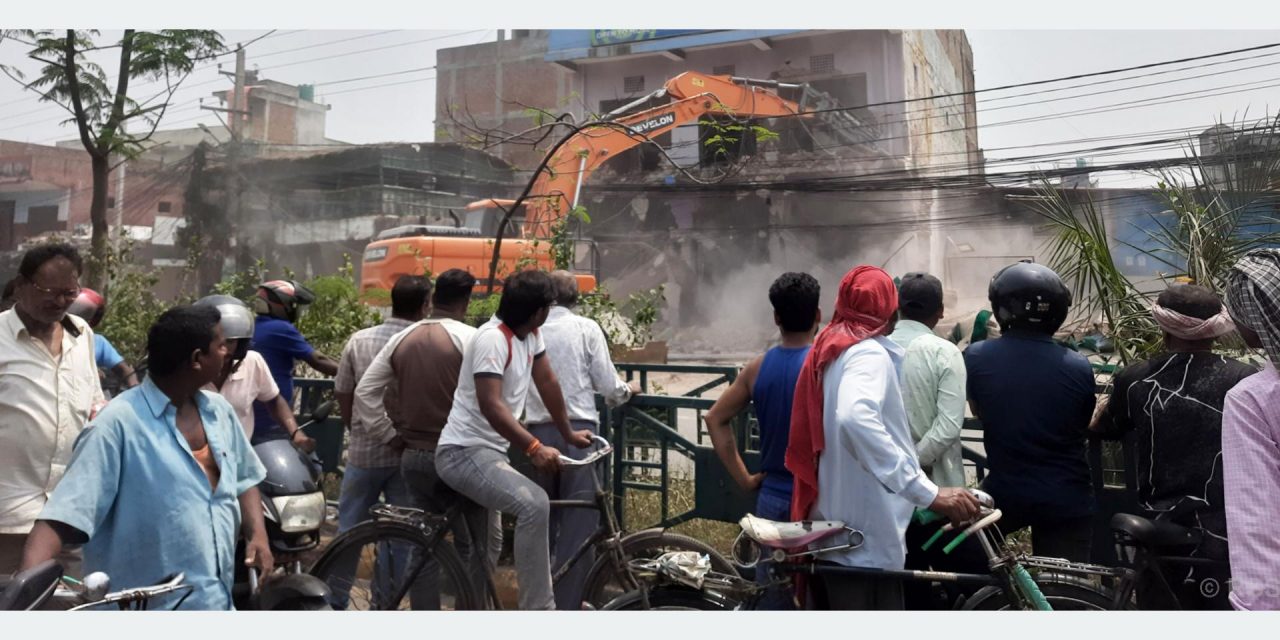 देशभर संचालन गरियो अतिक्रमित संरचना हटाउने अभियान