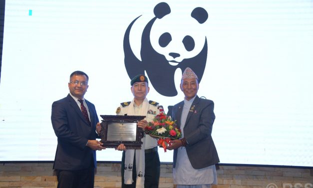 सेनालाई विश्व वन्यजन्तु कोषको सम्मान