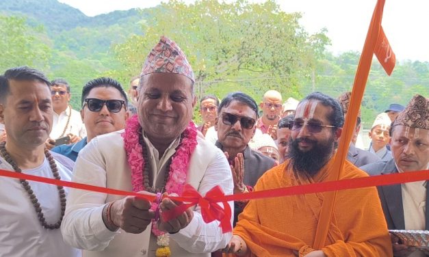 पर्यटनमन्त्री पराजुलीद्वारा चतराधामस्थित ‘गुरुकुल’ को उद्घाटन